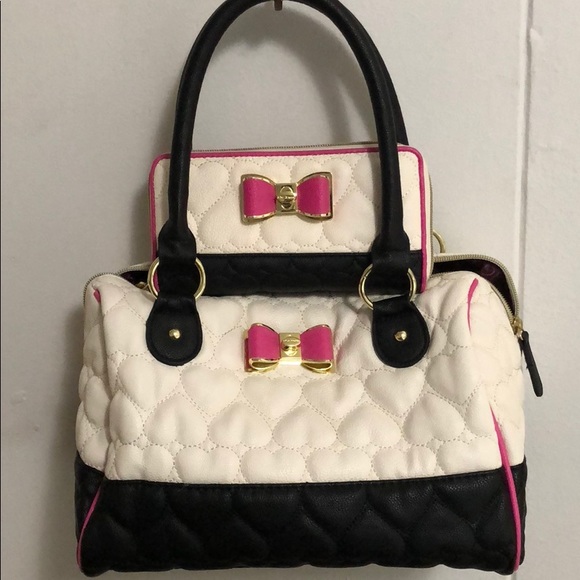 Handbags - Betsey Johnson bag and matching wallet